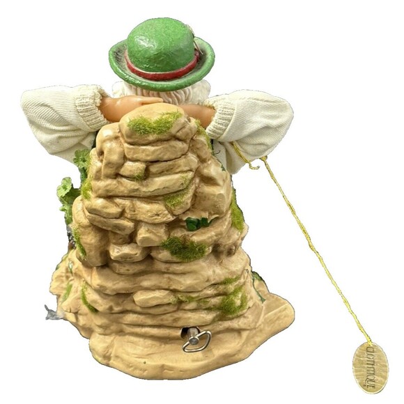 Possible Dreams Clothtique Irish Santa Music Box Schanachie 9 inch Celtic Santa - Picture 5 of 8
